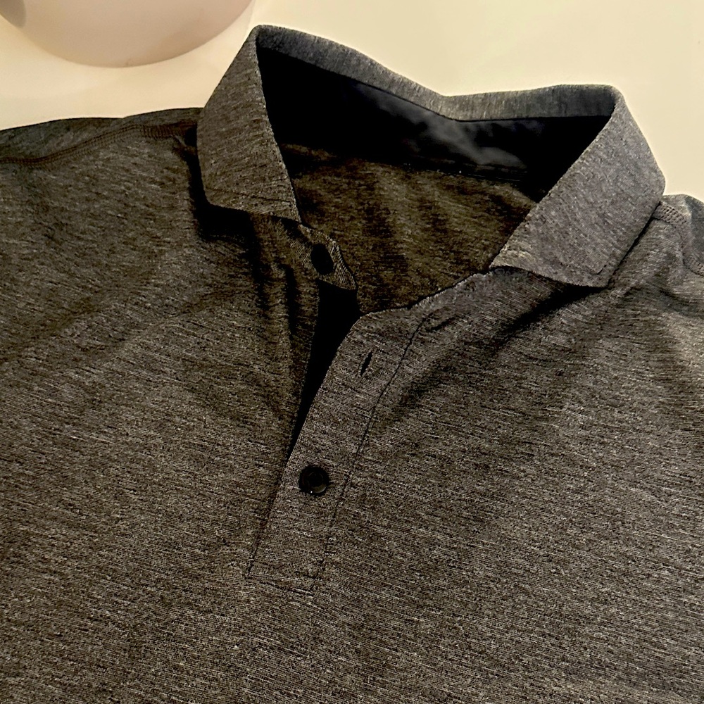 Men's Gray Polo Shirt